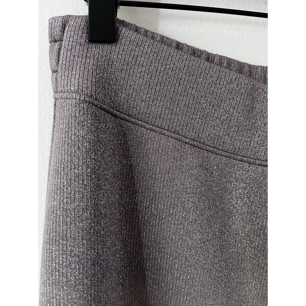 Spanx AirEssentials Wide Leg Pant with Shimmer Smoke Silver size large tall NWT - Picture 8 of 14